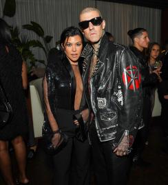 Kourtney Kardashian Cheers on Travis Barker During New Year's Half-Marathon