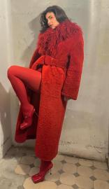 Kylie Jenner Is a Maximalist Dream in Head-to-Toe Red at Paris Party