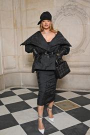 Rihanna Is Sporty Chic in Tilted Baseball Cap at Paris Fashion Week