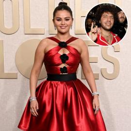 Selena Gomez Walks Golden Globe Red Carpet Solo Amid Benny Blanco Romance