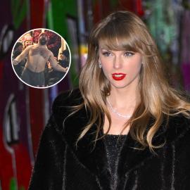 Taylor Swift Reacts to Jason Kelce’s Bare-Chested Display at Chiefs Game