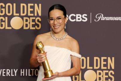 Achieve Ali Wong's Elegant Golden Globes with This $10 Hairspray 