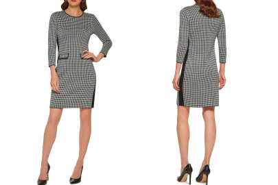 Own the Room With 50% Off This DKNY Sweater Dress