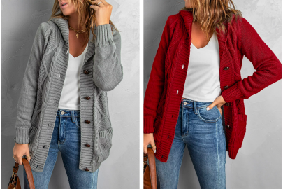 I’m Ready to Cozy Up With This Hooded Cardigan Through Spring