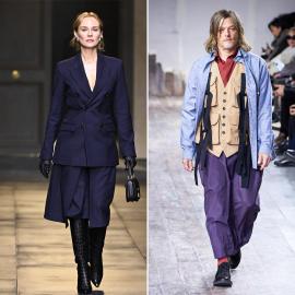 Diane Kruger and Norman Reedus Walk Separate Shows During Paris Fashion Week