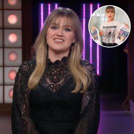 Kelly Clarkson Shows Off Slim Figure in Casual T-Shirt and Jeans
