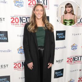 Kylie Kelce Subtly Supports Taylor Swift’s Golden Globes Night Out