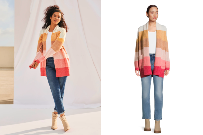 Bundle Up With This Colorful and Cozy Cardigan 