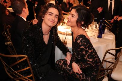 Timothee Chalamet Met Kylie Jenner’s Kids at Christmas Party