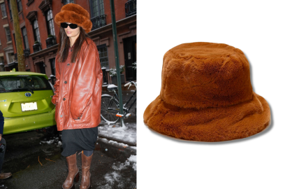Channel Emily Ratajkowski’s Fuzzy Hat Moment With This Lookalike