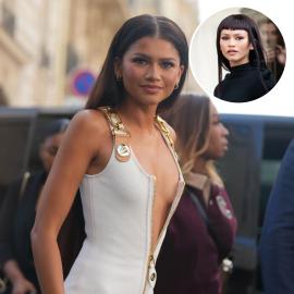 Zendaya Is Unrecognizable With Short Bangs in Dramatic New Look [Photos]