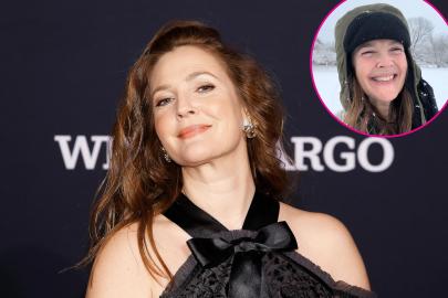 Watch Drew Barrymore Recreate Viral Dancing in the Rain Moment With Snow