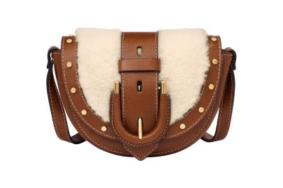 This Adorable Shearling Crossbody From Fossil Is Somehow 56% Off at Amazon 