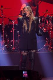 Get Kelly Clarkson's Brown Faux-Leather Jacket for Under $100