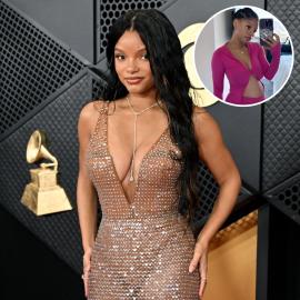 Halle Bailey Shares Before and After Photos of Pregnancy With Son Halo