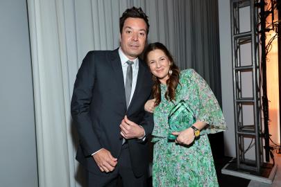 Jimmy Fallon Surprises Drew Barrymore for Her B-Day With Her Wax Figure