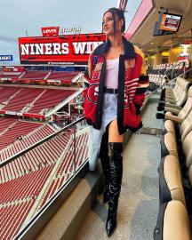 Kristin Juszczyk Put ‘Blood, Sweat and Tears’ Into Her Super Bowl Outfit