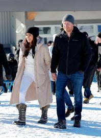 Prince Harry and Meghan Markle Hold Hands in Canada on Valentine's Day