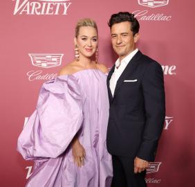 Orlando Bloom Gets Cheeky Over Katy Perry's Latex Look