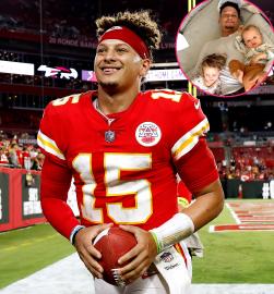 Patrick Mahomes Cuddles With Daughter Sterling After Celebrating Her Birthday