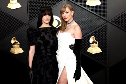 See How Taylor Swift Got Grammys Red-Carpet Ready With BFF Lana Del Rey