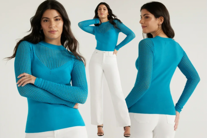This Sofia Vergara-Approved Mesh Sweater Is Only $22 at Walmart