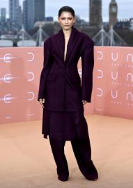 Zendaya Puts a High-Fashion Spin on the Skirt Over Pants Trend