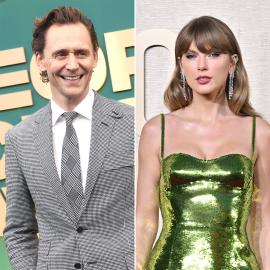 Tom Hiddleston Smiles at Taylor Swift Joke at the People’s Choice Awards