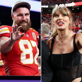 Travis Kelce Parties at Super Bowl Parade as Taylor Swift Lands in Australia