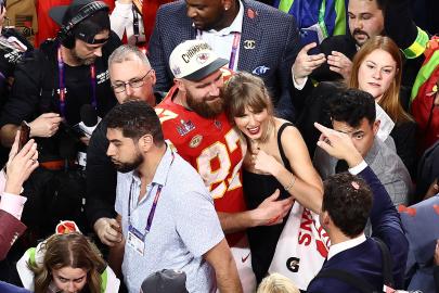 Travis Kelce Is ‘On Top of the World’ With Taylor Swift After Super Bowl