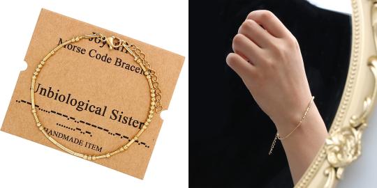 This ‘Unbiological Sister’ Bracelet Is a Perfect Galentine’s Day Gift