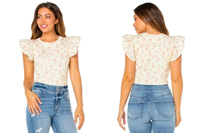 Romp Into Spring With This Fluttery Floral Bodysuit