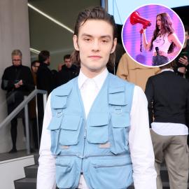 Louis Partridge Supports Girlfriend Olivia Rodrigo at 'Guts' Tour