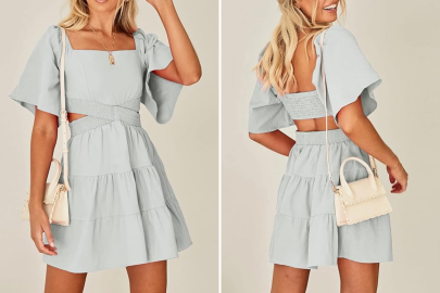 Rock This Airy Little Mini Dress for a Breezy Early Spring Look