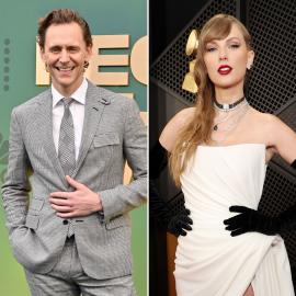 Taylor Swift's Ex Tom Hiddleston Laughs at Joke About Singer at PCAs