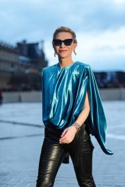 Cate Blanchett Reworks Her Oscars 2023 Outfit for Paris Fashion Week