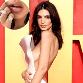 Emily Ratajkowski Transforms Engagement Ring Into 2 'Divorce Rings'