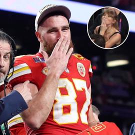 Traylor Fans Gush Over Travis Kelce Blowing a Kiss to Taylor Swift