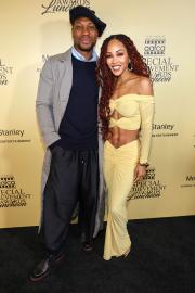 Jonathan Majors Walks Red Carpet With Meagan Good After Assault Conviction