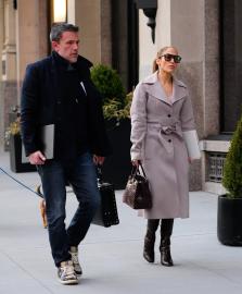 J. Lo and Ben Affleck Keep It Cozy But Chic on NYC Spring Break Trip