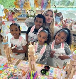 The Kardashian-Jenner Cousins Have the Cutest Matching Easter Outfits