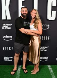 Jason Kelce Tricks Wife Kylie Into Irish Dancing at a Bar — And She Nails It