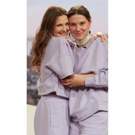 Millie Bobby Brown’s Lilac Pimple Patch Perfectly Matches Her Purple Sweats