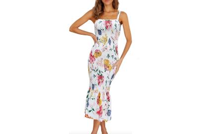 This 'Comfortable' Floral Bodycon Midi Dress Is 28% Off Now 