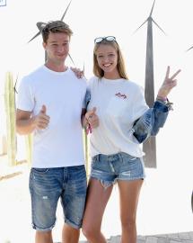 Patrick Schwarzenegger and Abby Champion Enjoy Beach Time on ‘The White Lotus’ Set in Thailand