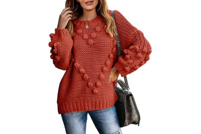 This 'Cute' Dot Heart Chunky Sweater Is Only $33 at Amazon 