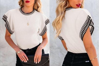 This 'Chic' Short-Sleeve Sweater Is Transitional Weather Goals — Just $30 