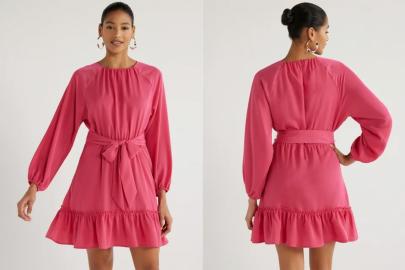 No One Will Believe You Snagged This Spring-Perfect Pink Mini Dress for Just $28