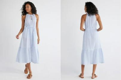 This Striped Midi Dress Is the Perfect Spring Essential