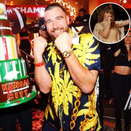Travis Kelce Spotted in Los Angeles After Oscars Party With Taylor Swift